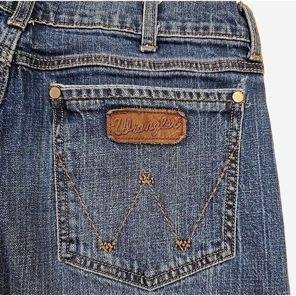 Wrangler Retro Mens Relaxed Boot Cut Jeans Sz 33x30 Western Cowboy Chore Barn - Picture 3 of 12